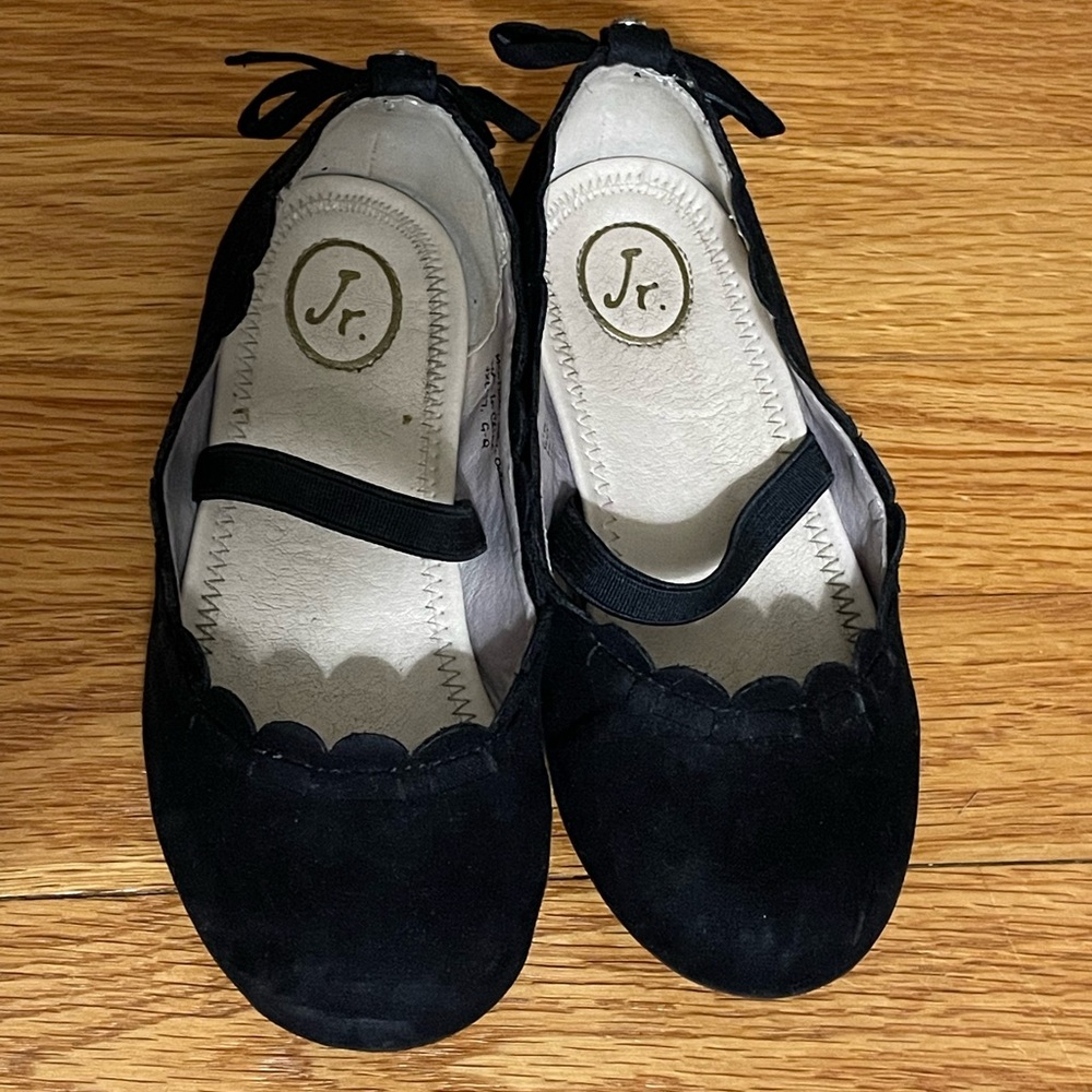 Jr. By Jack Rogers black toddler dress shoes, size 11